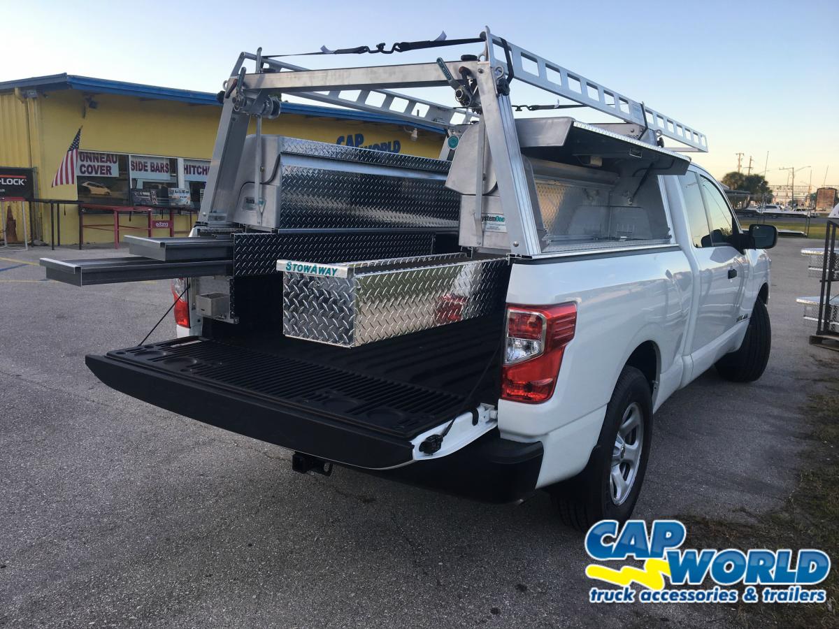 Pickup bed deals side tool box